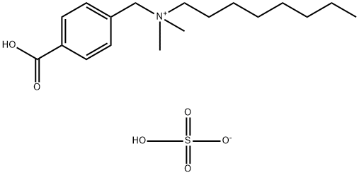 N-(4-Carboxybenzyl)-N,N-dimethyloctan-1-aminium Sulfate Structural