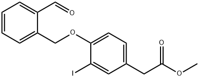 [4-(2-Formylbenzyloxy)-3-iodophenyl]acetic Acid Methyl Ester