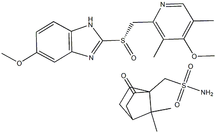 Omeprazole-N-(S)-camphorsulfonamide Structural