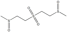 Bis(methylsulfinylethyl)sulfone Structural