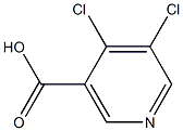 2,5-Dichloronicotnic acid Structural