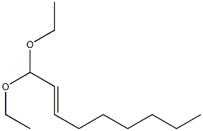 TRANS-2-NONENE-1-AL DIETHYL ACETAL Structural