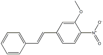 3METHOXY4NITROSTILBENE Structural