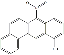 11-HYDROXY-7-NITROBENZ(A)ANTHRACENE Structural