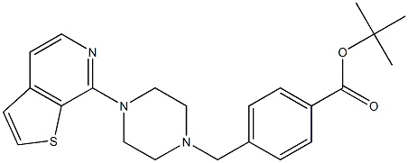 4-(4-Thieno[2,3-c]pyridin-7-yl-piperazin-1-ylmethyl)-benzoic acid tert-butyl ester