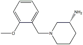 (3R)-1-(2-methoxybenzyl)piperidin-3-amine