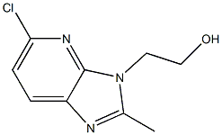 2-(5-chloro-2-methyl-3H-imidazo[4,5-b]pyridin-3-yl)ethanol Structural