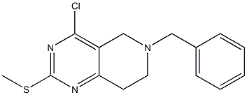 6-benzyl-4-chloro-2-(methylsulfanyl)-5,6,7,8-tetrahydropyrido[4,3-d]pyrimidine