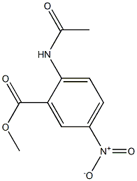 2-ACETAMIDO-5-NITROBENZOIC ACID METHYL ESTER Structural