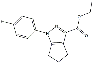 ETHYL 1-(4-FLUOROPHENYL)-1,4,5,6-TETRAHYDROCYCLOPENTA[C]PYRAZOLE-3-CARBOXYLATE