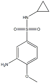 3-AMINO-N-CYCLOPROPYL-4-METHOXYBENZENESULFONAMIDE