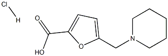 5-PIPERIDIN-1-YLMETHYL-FURAN-2-CARBOXYLIC ACIDHYDROCHLORIDE Structural