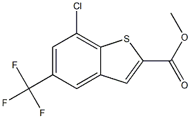 7-CHLORO-5-TRIFLUOROMETHYL-BENZO[B]THIOPHENE-2-CARBOXYLIC ACID METHYL ESTER