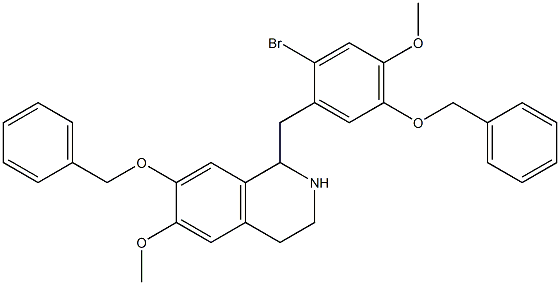 7-BENZYLOXY-1-(5-BENZYLOXY-2-BROMO-4-METHOXYBENZYL)-1,2,3,4-TETRAHYDRO-6-METHOXYISOQUINOLINE