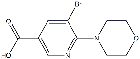 5-bromo-6-morpholin-4-ylnicotinic acid