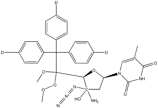 3'-Amino-3'-azido-5'-O-dimethoxytrityl-D3-thymidine