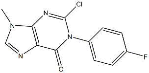 2-CHLORO-1-(4-FLUOROPHENYL)-9-METHYL-1,9-DIHYDRO-6H-PURIN-6-ONE