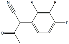 3-OXO-2-(2,3,4-TRIFLUOROPHENYL)BUTANENITRILE Structural