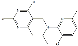 4-(2,4-DICHLORO-6-METHYL-PYRIMIDIN-5-YLMETHYL)-6-METHYL-3,4-DIHYDRO-2H-PYRIDO[3,2-B][1,4]OXAZINE