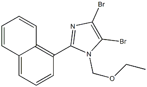 4,5-DIBROMO-1-(ETHOXYMETHYL)-2-(1-NAPHTHYL)-1H-IMIDAZOLE