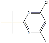 4-CHLORO-2-TERTBUTYL-6-METHYLPYRIMIDINE Structural