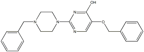 5-(BENZYLOXY)-2-(4-BENZYLPIPERAZIN-1-YL)PYRIMIDIN-4-OL