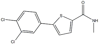 5-(3,4-dichlorophenyl)-N-methyl-2-thiophenecarboxamide