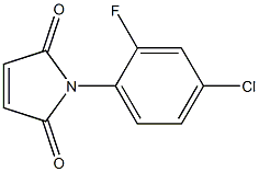 1-(4-chloro-2-fluorophenyl)-1H-pyrrole-2,5-dione Structural