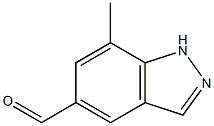 7-METHYL-1H-INDAZOLE-5-CARBALDEHYDE Structural