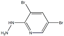 1-(3,5-dibromopyridin-2-yl)hydrazine Structural