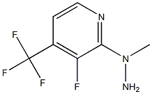 1-(3-fluoro-4-(trifluoromethyl)pyridin-2-yl)-1-methylhydrazine Structural