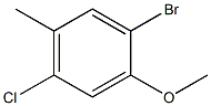 1-bromo-4-chloro-2-methoxy-5-methylbenzene Structural