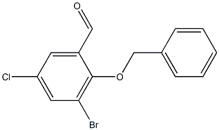 2-(benzyloxy)-3-bromo-5-chlorobenzaldehyde