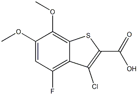 3-chloro-4-fluoro-6,7-dimethoxybenzo[b]thiophene-2-carboxylic acid