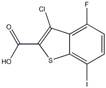 3-chloro-4-fluoro-7-iodobenzo[b]thiophene-2-carboxylic acid