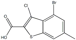 4-bromo-3-chloro-6-methylbenzo[b]thiophene-2-carboxylic acid