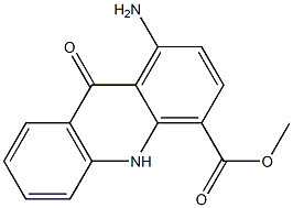 Methyl 1-Amino-9-oxo-4-acridinecarboxylate Structural