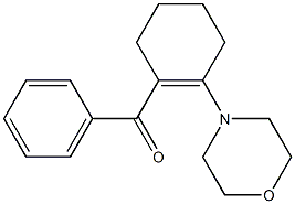 N-(2-Benzoylcyclohexen-1-yl)morpholine Structural