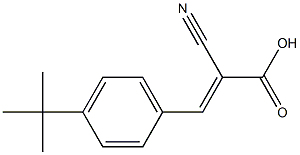 (2E)-3-(4-tert-butylphenyl)-2-cyanoacrylic acid