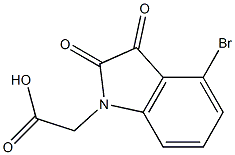 (4-bromo-2,3-dioxo-2,3-dihydro-1H-indol-1-yl)acetic acid