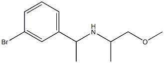 [1-(3-bromophenyl)ethyl](1-methoxypropan-2-yl)amine