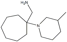 [1-(3-methylpiperidin-1-yl)cycloheptyl]methanamine