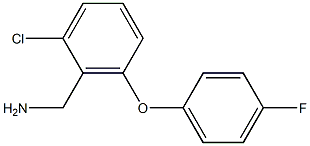 [2-chloro-6-(4-fluorophenoxy)phenyl]methanamine