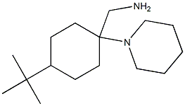 [4-tert-butyl-1-(piperidin-1-yl)cyclohexyl]methanamine Structural