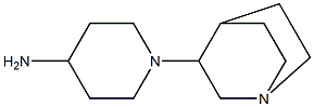 1-(1-azabicyclo[2.2.2]oct-3-yl)piperidin-4-amine Structural