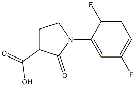 1-(2,5-difluorophenyl)-2-oxopyrrolidine-3-carboxylic acid