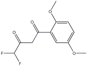 1-(2,5-dimethoxyphenyl)-4,4-difluorobutane-1,3-dione