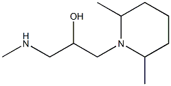 1-(2,6-dimethylpiperidin-1-yl)-3-(methylamino)propan-2-ol