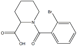 1-(2-bromobenzoyl)piperidine-2-carboxylic acid