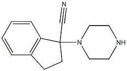 1-(piperazin-1-yl)-2,3-dihydro-1H-indene-1-carbonitrile